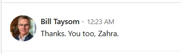 Client Audit DM Reaction