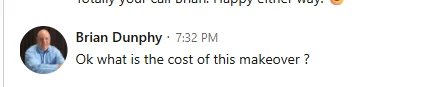 Client Audit DM Reaction
