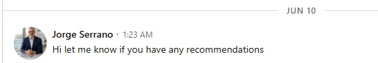 Client Audit DM Reaction