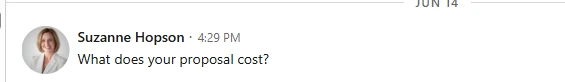 Client Audit DM Reaction