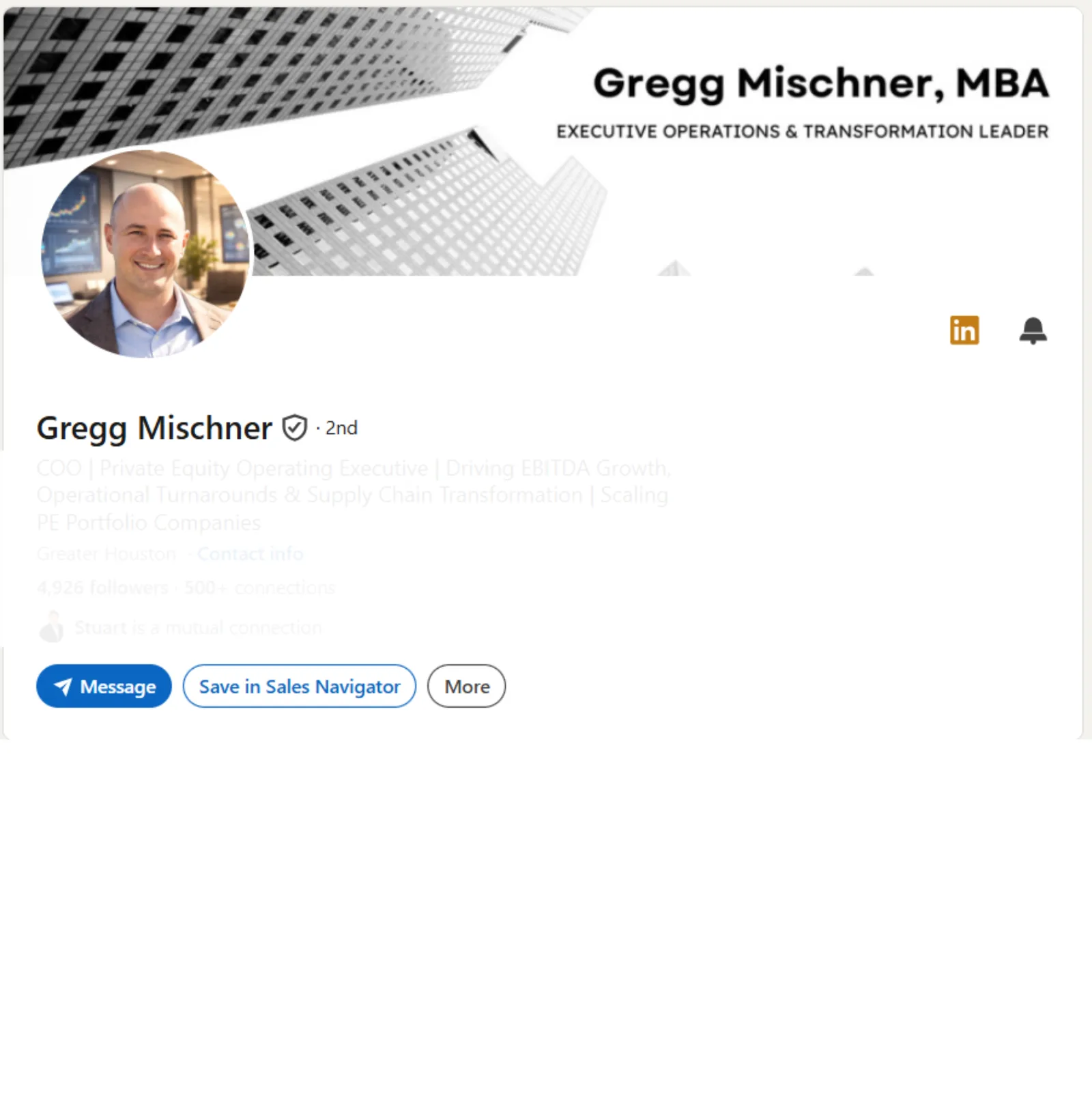 Gregg Mischner Before Profile