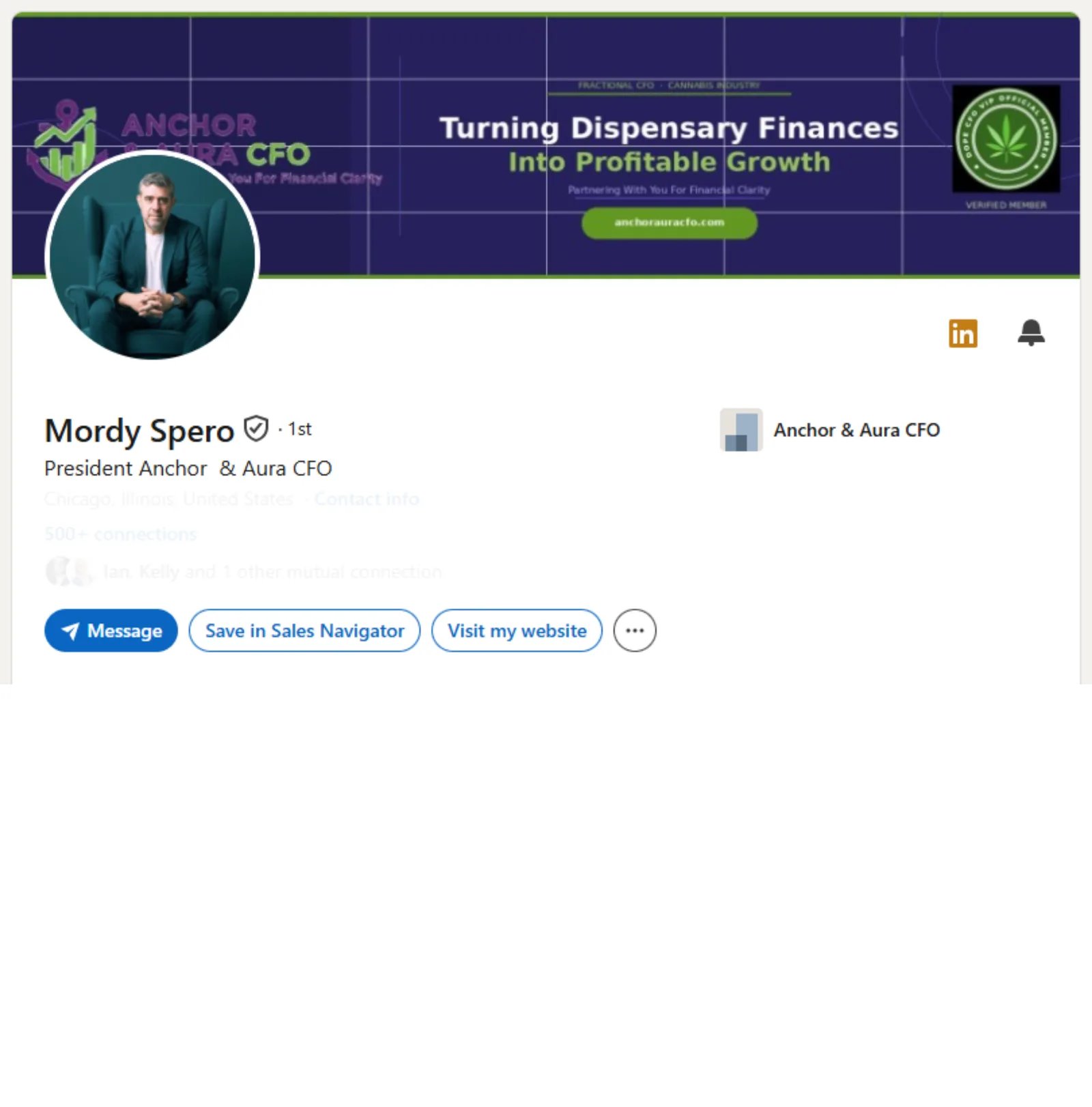 Mordy Spero Before Profile System